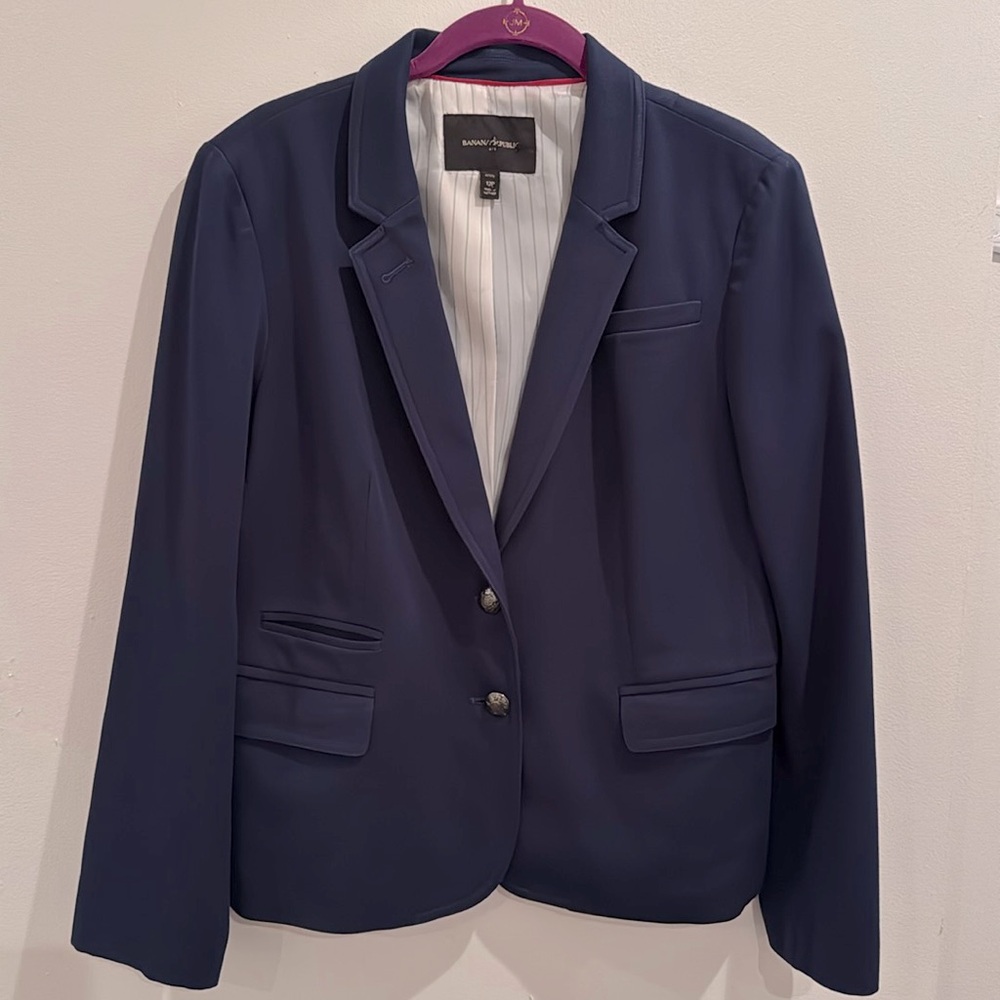 Banana Republic Navy Blue Blazer
